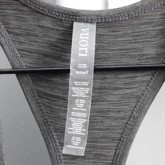 Vuori Lux Gray Heather Racerback Stretchy Jumpsuit Size Small - Picture 3 of 7